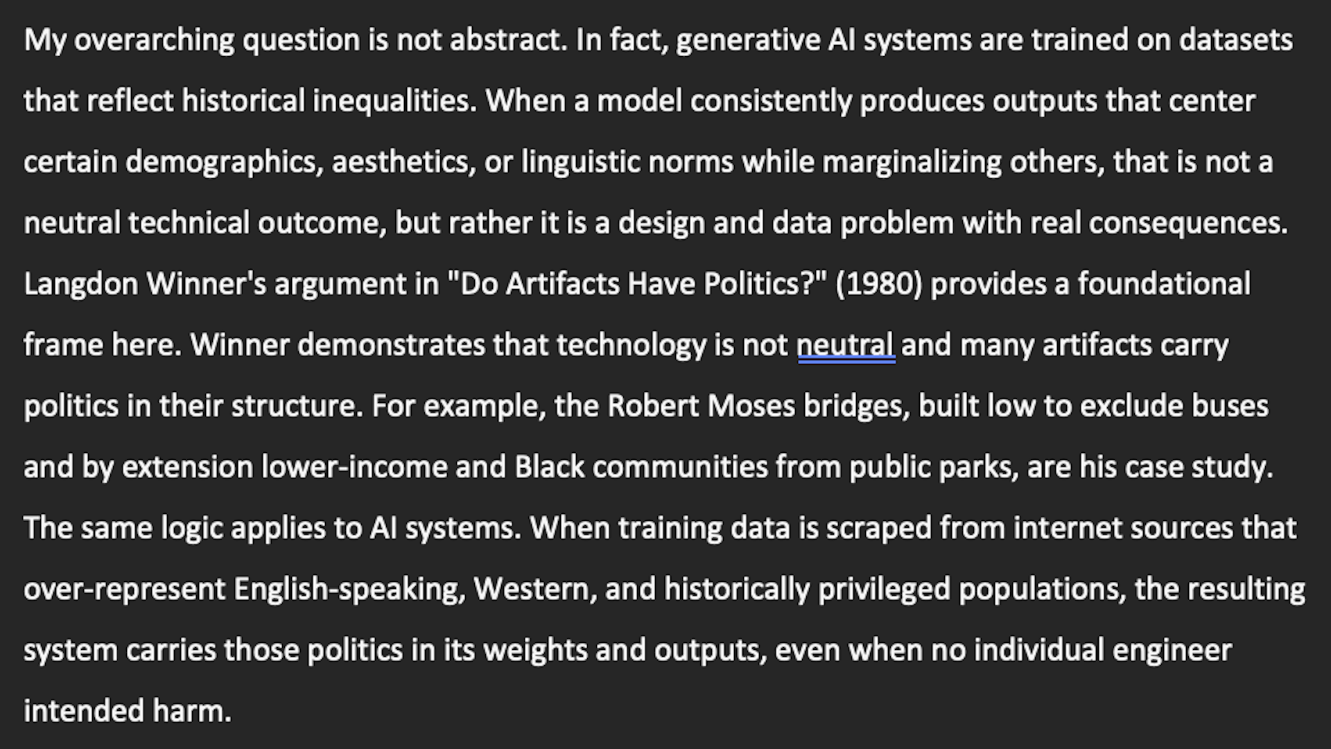 INFO 1111 journal project paper screenshot