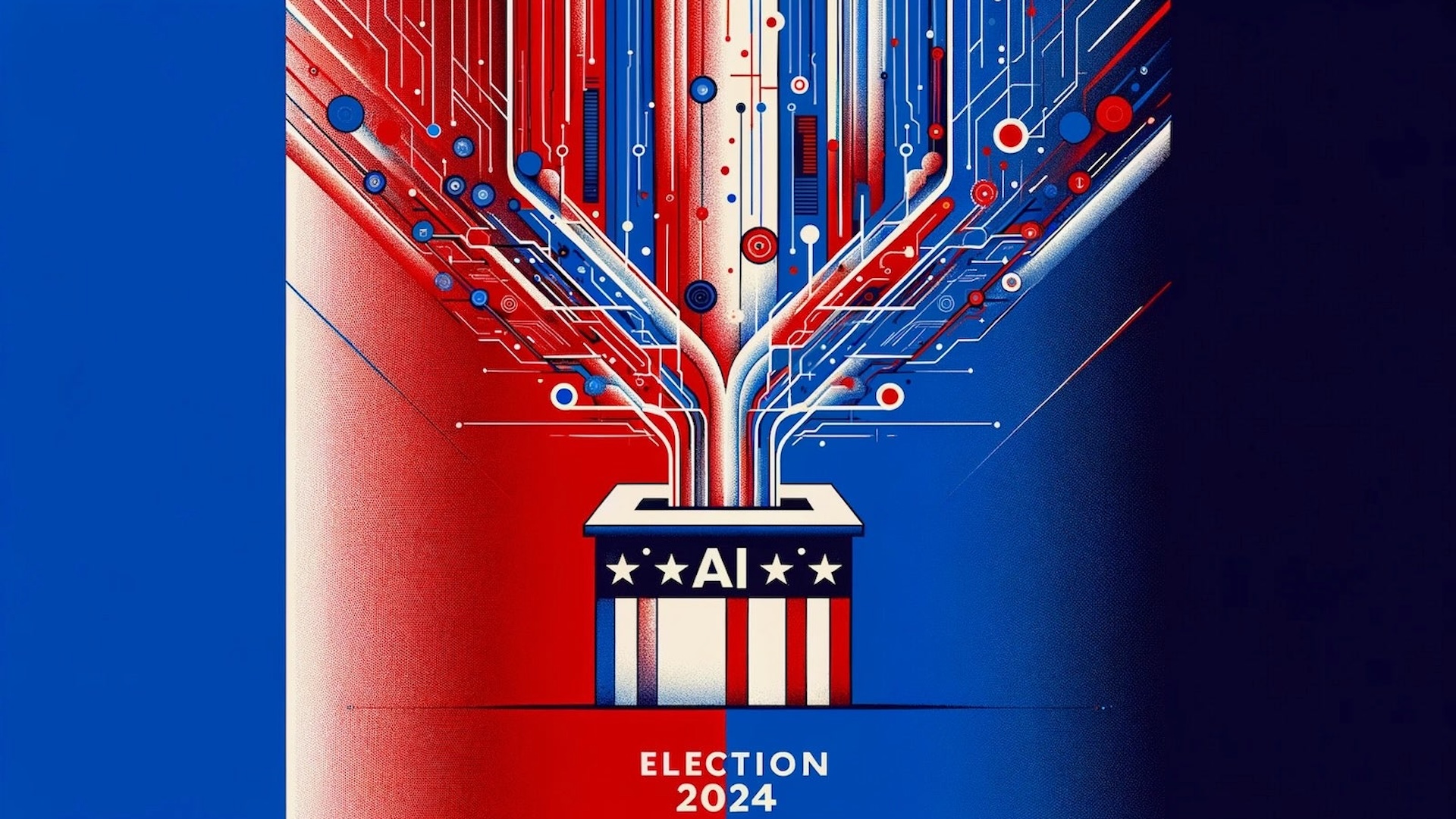 AI and the 2024 presidential election research graphic