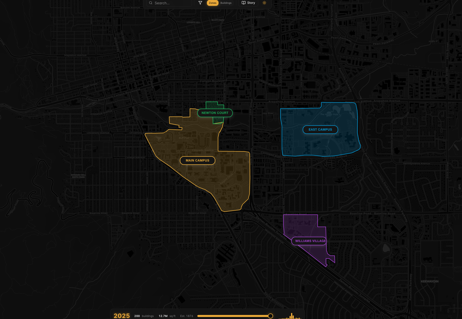 buffs vis screenshot for the about page